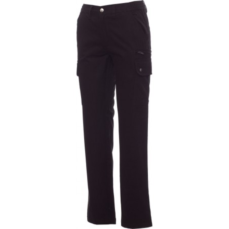 Forest Lady - Pantalone con tasche laterali in cotone donna - nero