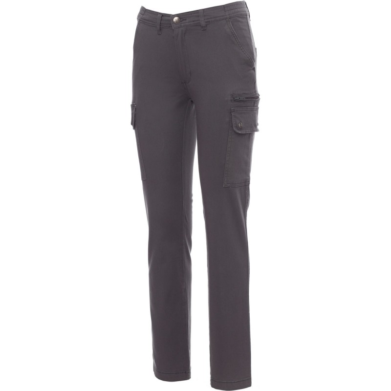 Forest Lady Stretch - Pantalone con tasche laterali donna - smoke