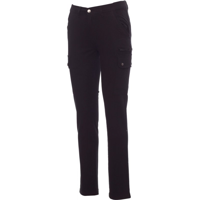 Forest Lady Stretch - Pantalone con tasche laterali donna - nero