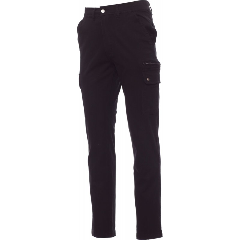 Forest Stretch - Pantalone con tasche laterali - nero