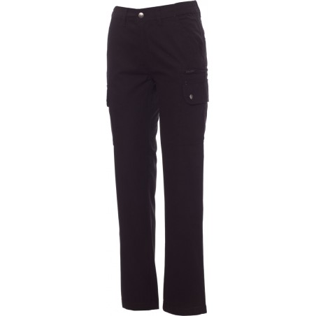 Forest/Summer Lady - Pantalone estivo con tasche laterali donna - nero