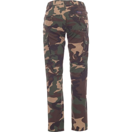 Forest/Summer Lady - Pantalone estivo con tasche laterali donna - mimetico