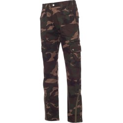 USAir - Pantalone multitasche in cotone - mimetico