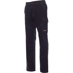 Worker Stretch - Pantalone multitasche con bande reflex unisex - nero 2