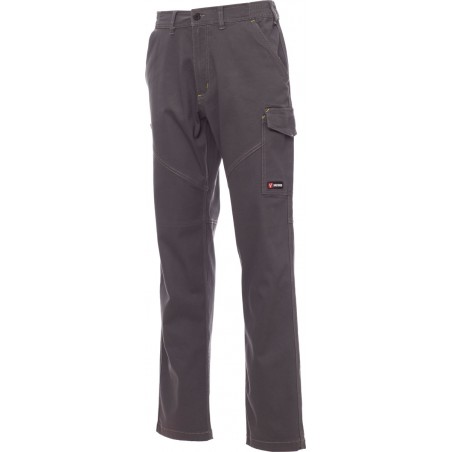Worker Stretch - Pantalone multitasche con bande reflex unisex - smoke