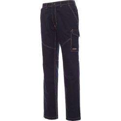 Worker Summer - Pantalone estivo multitasche in cotone - smoke 2