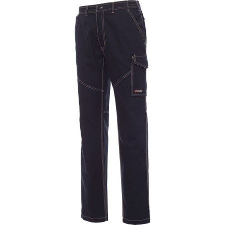 Worker Summer - Pantalone estivo multitasche in cotone - blu navy