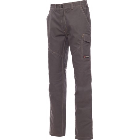 Worker Summer - Pantalone estivo multitasche in cotone - smoke