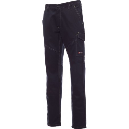 Worker Winter - Pantalone invernale multitasche in cotone - blu navy