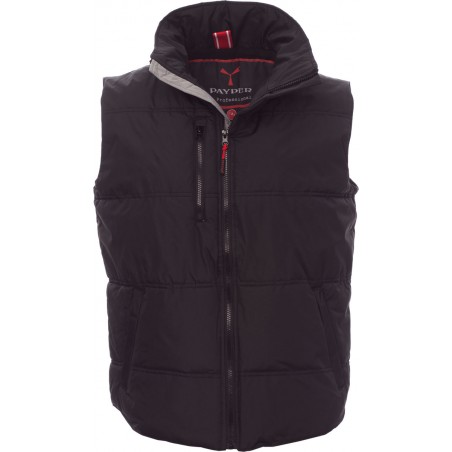 Daytona - Gilet unisex imbottito in micropile con tasche - nero/steel grey