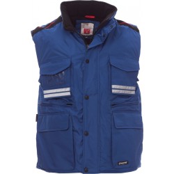 Flight - Gilet multitasche con cappuccio - blu royal