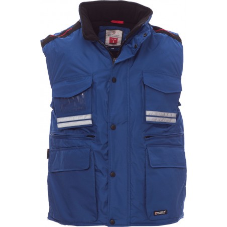 Flight - Gilet multitasche con cappuccio - blu royal