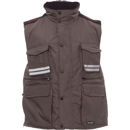 Flight - Gilet multitasche con cappuccio - smoke
