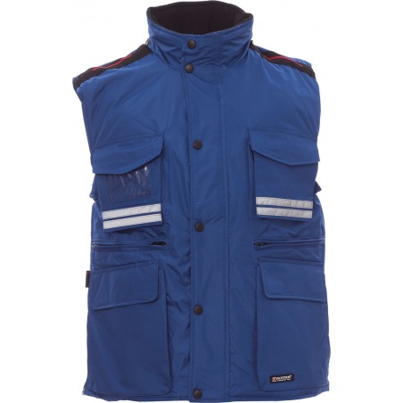 Flight - Gilet multitasche con cappuccio - blu royal