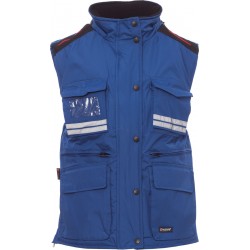 Flight Lady - Gilet multitasche con cappuccio donna - blu royal 2