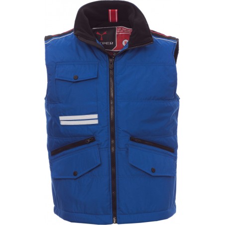 Mig 2.0 - Gilet con tasche e bande riflettenti unisex - blu royal