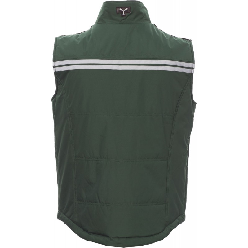 Mig 2.0 - Gilet con tasche e bande riflettenti unisex - verde