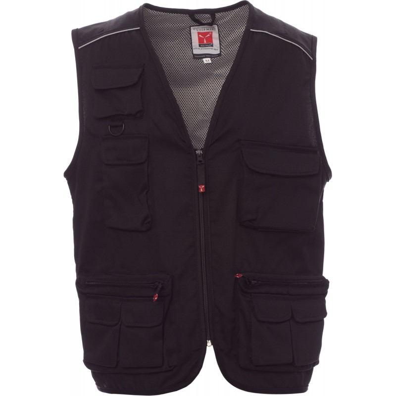 Pocket - Gilet estivo con tasche - nero