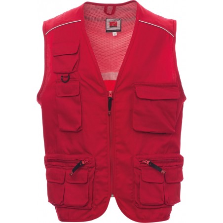 Pocket - Gilet estivo con tasche - rosso