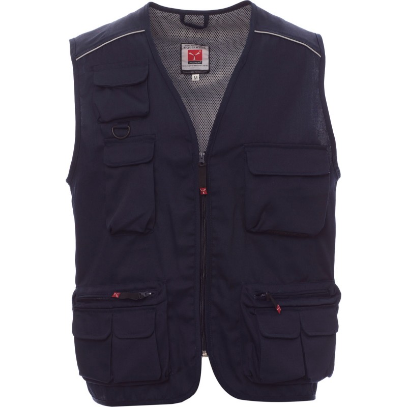 Pocket - Gilet estivo con tasche - blu navy